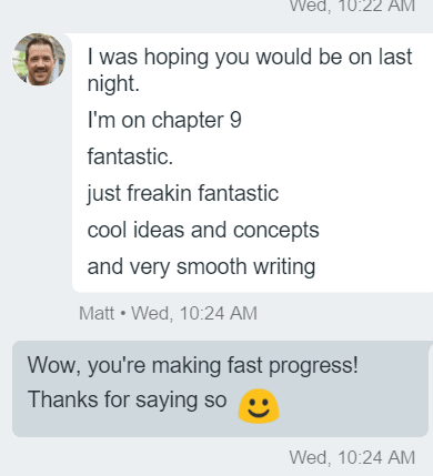 MattWritingEncouragement Writing Encouragement